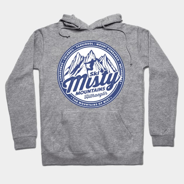 Misty Mountains Hoodie by MindsparkCreative